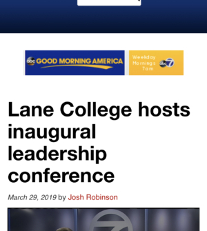 Lane College hosts inaugural leadership conference