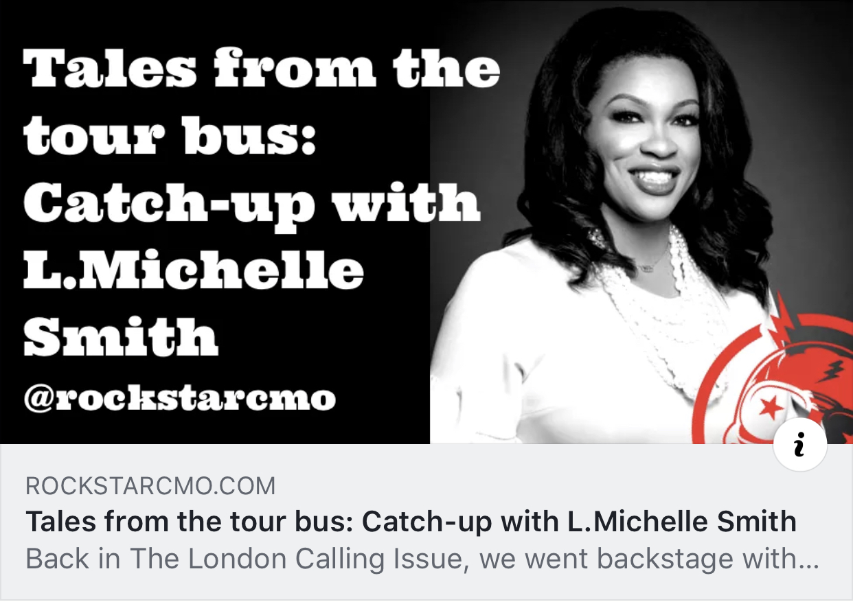 Tales from the Tour Bus: Catch-up with L. Michelle Smith