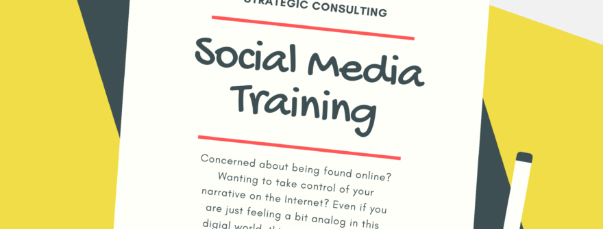 NSC Strategic Consulting Introduces 1:1 Social Media Training