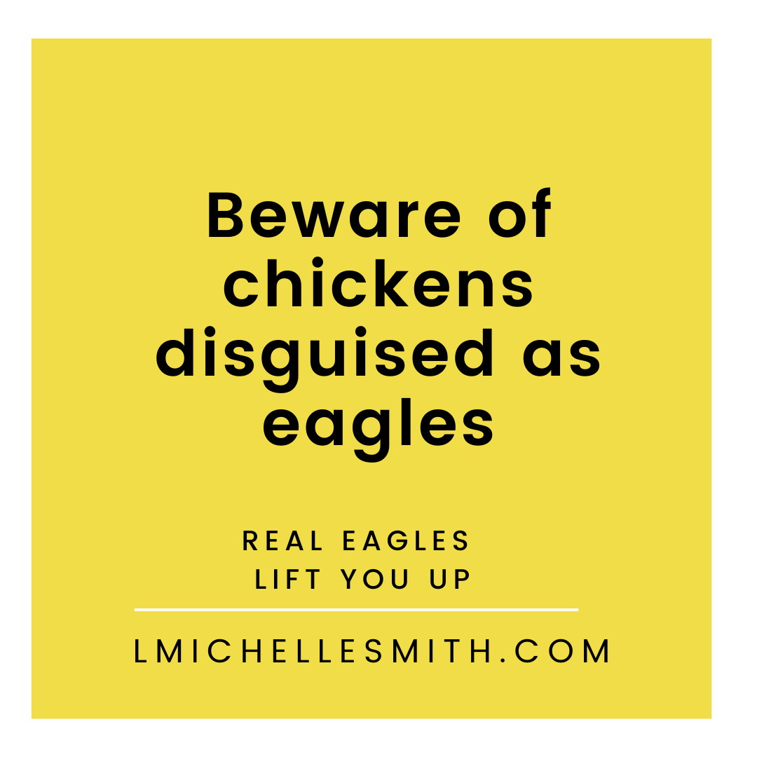 Fake Eagles in the Midst?  You need a powerful Tribe, Sis.