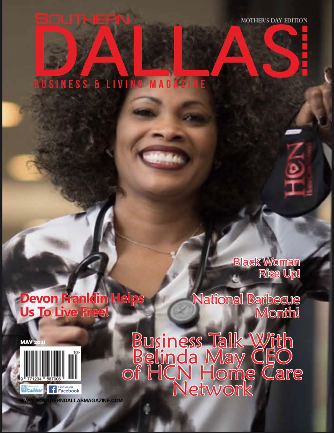 Southern Dallas Magazine Covers No Thanks, The Remix