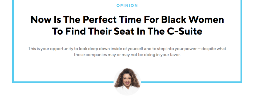BLAVITY: Now is the perfect time for Black Women to find their Seat in the C-Suite