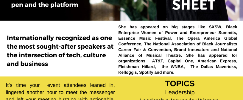 L Michelle Smith Speaker Sheet