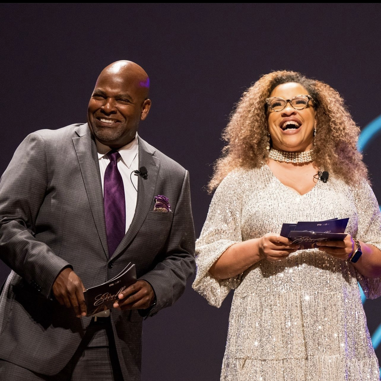 Coach L.  Co-Hosts TCU Black Excellence Night with NBC 5’s Newy Scruggs