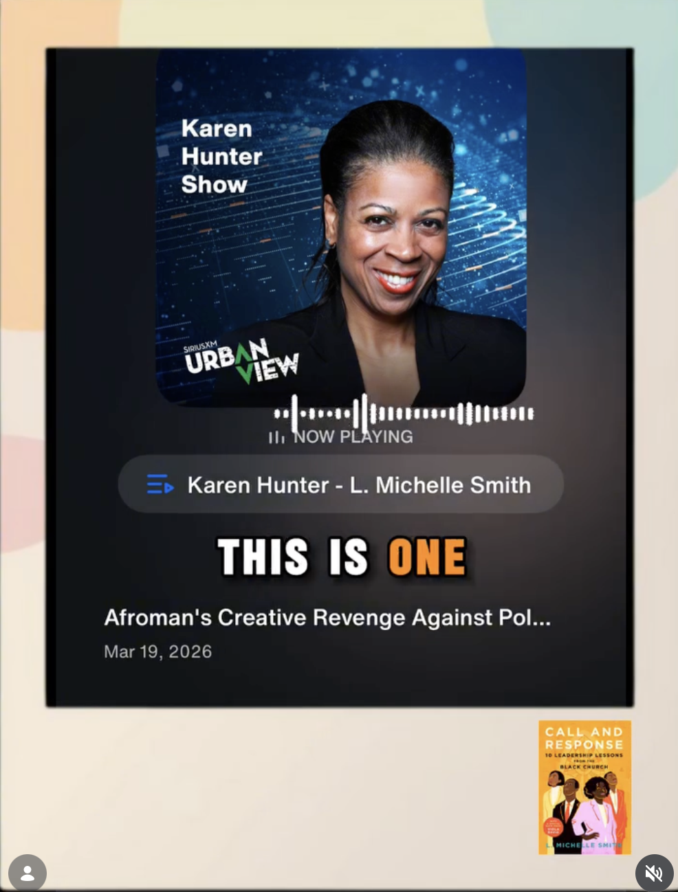 Karen Hunter says Call and Response “feels like home” to her