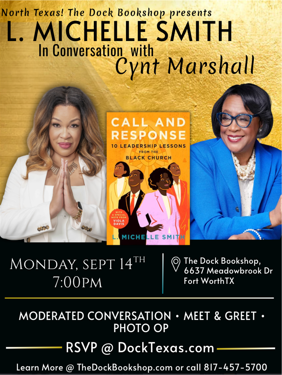 Call and Response Heads to Ft. Worth for an Encore Conversation with Cynt Marshall